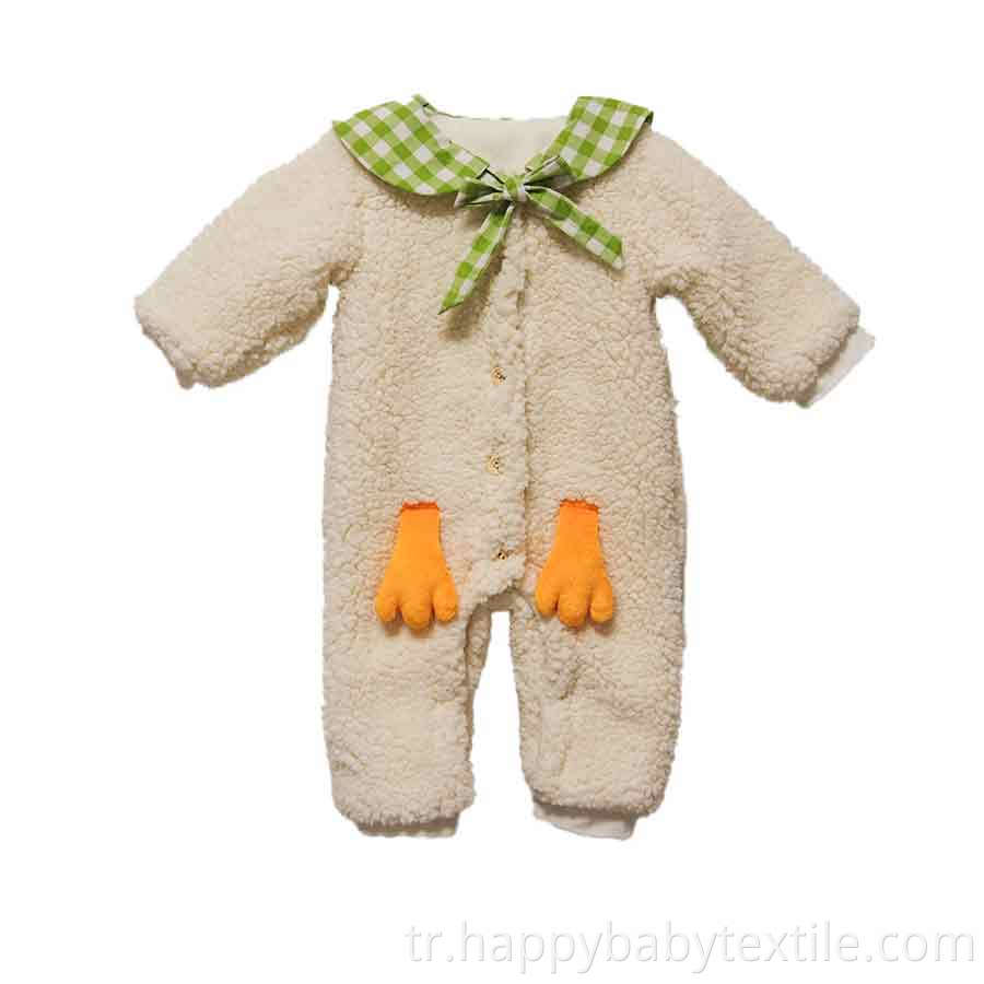  baby Berber fleece romper
